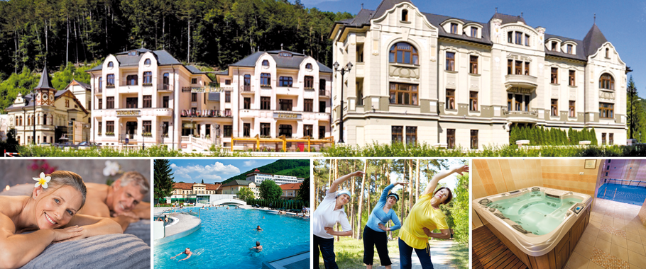 SLOVENSKO: lázně Trenčianske Teplice - 7 dní pobytu včetně plné penze ve 3* hotelu • 12 procedur