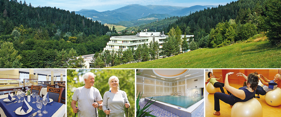 SLOVENSKO: lázně Brusno - 7 dní pobytu včetně plné penze ve 4* hotelu • 10 procedur